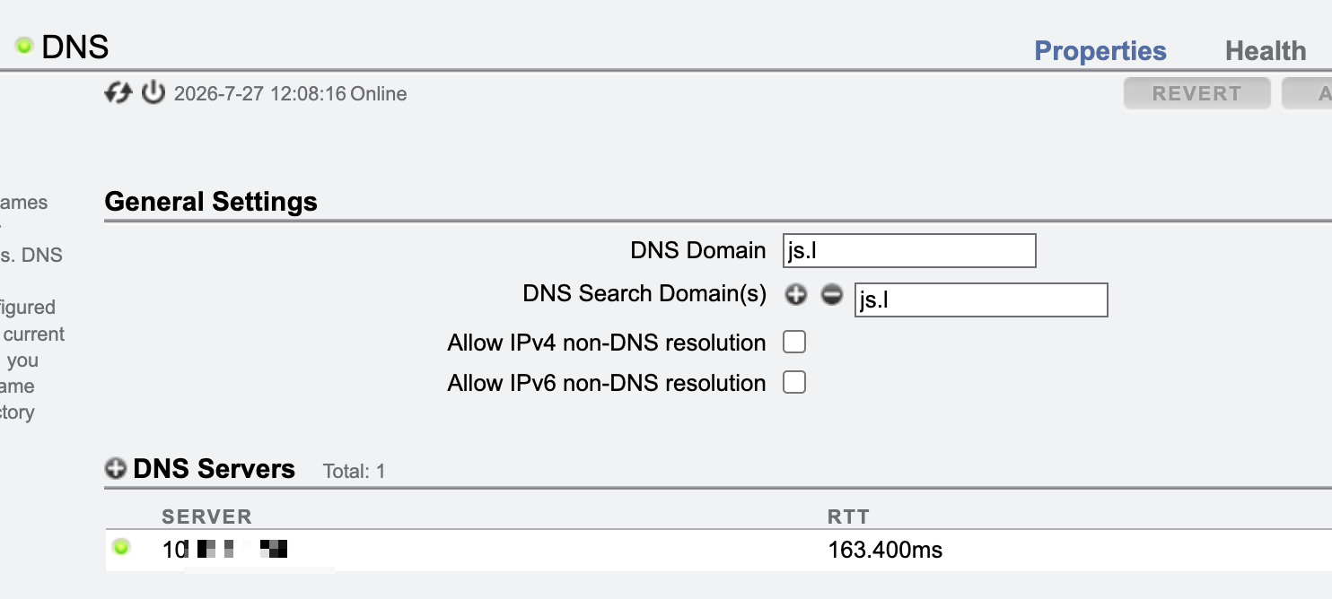 DNS points to AD DNS